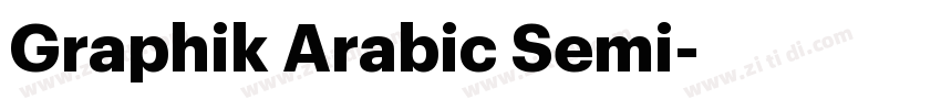 Graphik Arabic Semi字体转换